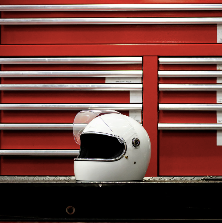 TICO S HELMET gloss white