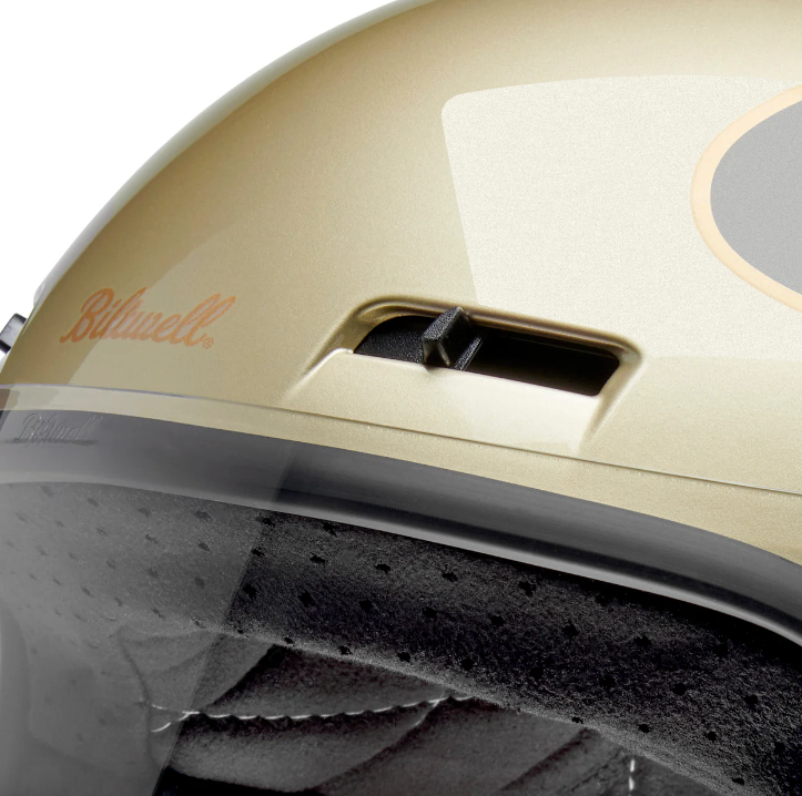 TICO SV HELMET metallic champagne/charcoal tracker