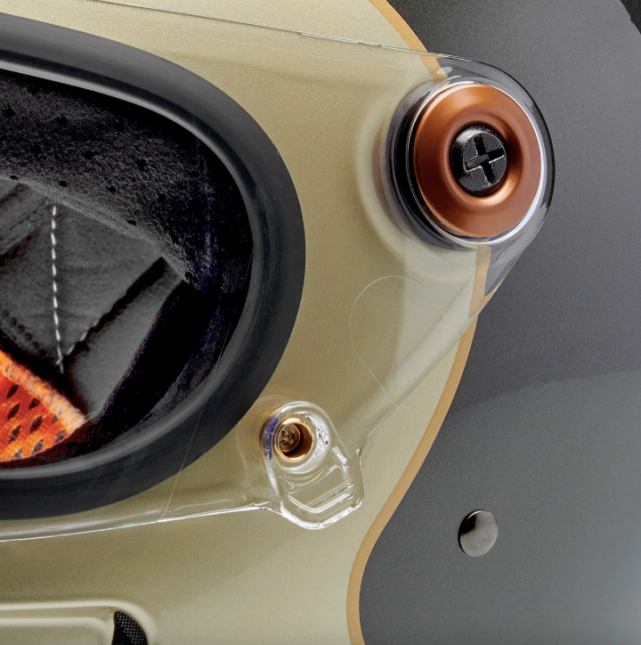 TICO SV HELMET metallic champagne/charcoal tracker