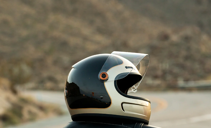 TICO SV HELMET metallic champagne/charcoal tracker