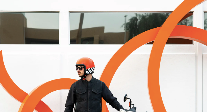 BONANZA HELMET competition orange