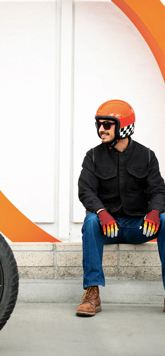 BONANZA HELMET competition orange