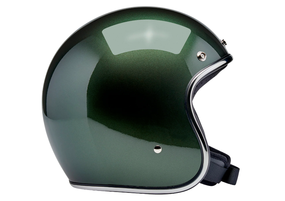 cr motorcycle helmet BONANZA HELMET metallic sierra green – Beachman CR