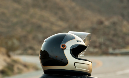 TICO SV HELMET metallic champagne/charcoal tracker
